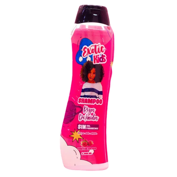 Shampo de frutos rojos para rizos definidos kids 1000 ml by Exotic